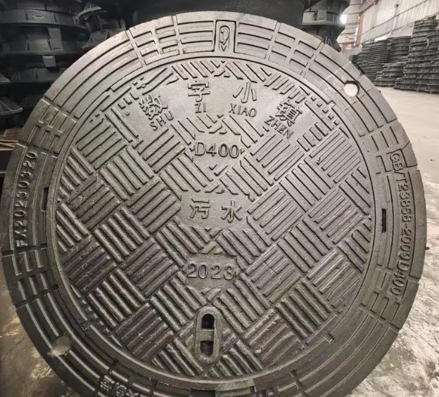 白马井镇球墨铸铁防沉降井盖展示